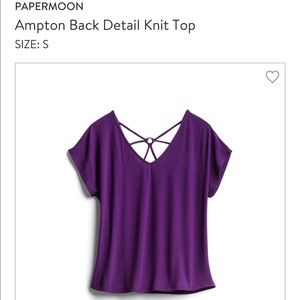Papermoon knit top size small